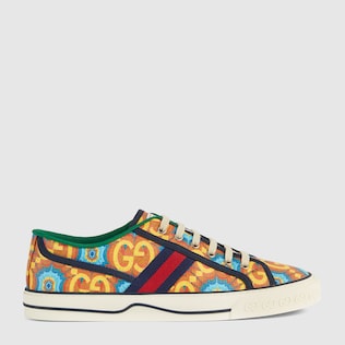 Gucci 100特别系列Tennis 1977男士运动鞋
