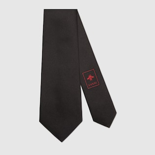Interlocking G silk jacquard tie