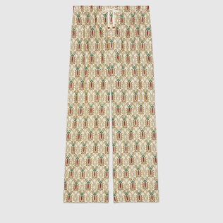 Pantalon Gucci 100 en jacquard tapisserie
