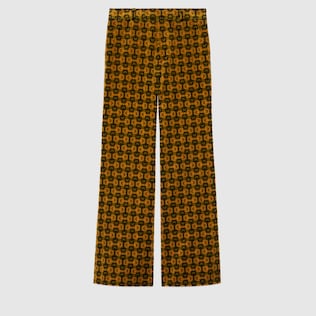Pantalon Gucci 100 en velours à imprimé Mors