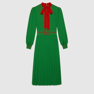 Vestido de lana fina Gucci 100