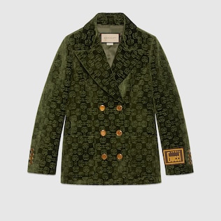 GUCCI 100 ホースビット ジャカード ジャケット