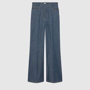 Pantalon évasé Gucci 100 en denim