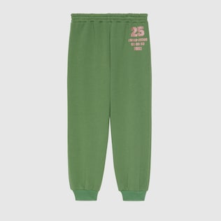 Kinder-Jogginghose aus Baumwolle mit „1921 Gucci“-Print