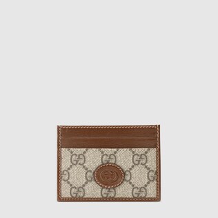 Card case with Interlocking G