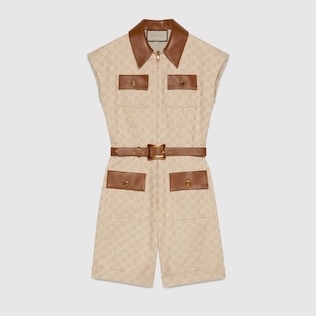 جامبسوت من كانفاس GG بطبعة Gucci 100