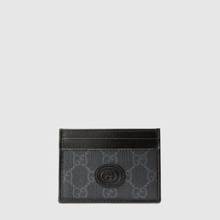 Card case with Interlocking G