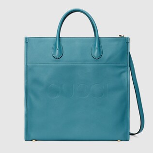 Medium tote with Gucci logo