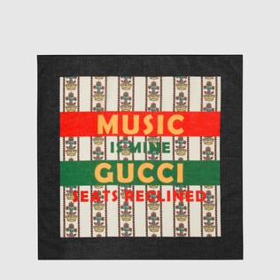 GUCCI 100 ボイル スカーフ