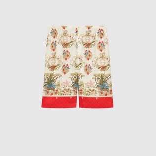 Short Gucci 100 à imprimé fleuri