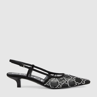 Women's GG slingback pump