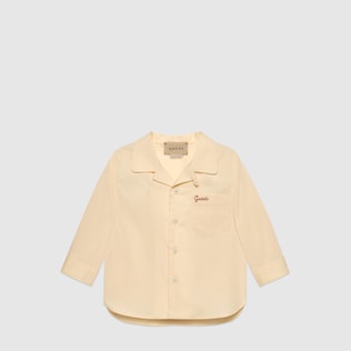 Baby stretch cotton shirt