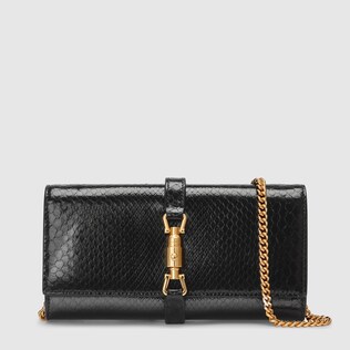 Jackie 1961 python chain wallet
