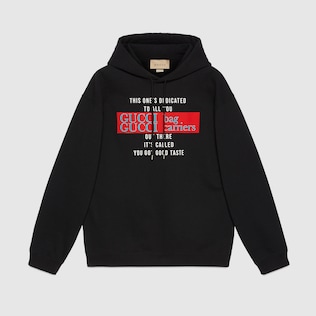 Sweatshirt with 'You Got Good Taste' print