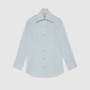 Camicia in popeline di cotone fine