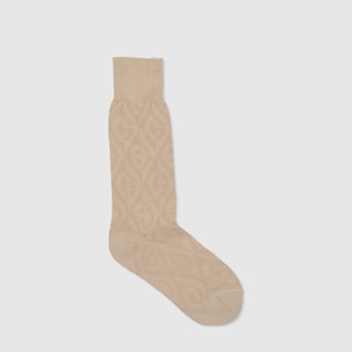 Chaussettes pour enfant en coton rhombus motif G