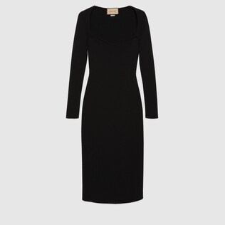 Stretch viscose bodycon dress