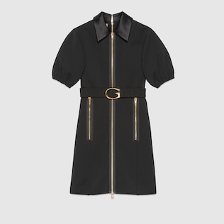 Robe en jersey avec ceinture à boucle G
