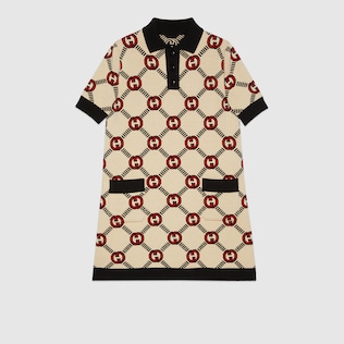 Reversible Interlocking G polo dress