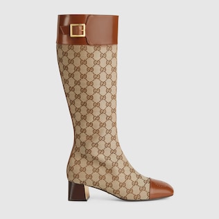 Women's knee-high boot with crystals