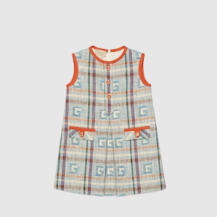 Abito in tweed con G Quadro