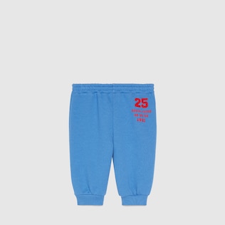 Baby-Jogginghose aus Baumwolle mit „1921 Gucci“-Print