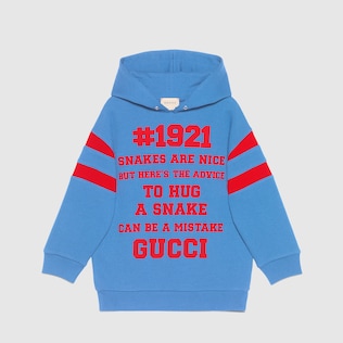 Children's cotton 1921 'To Hug a Snake' sweatshirt
