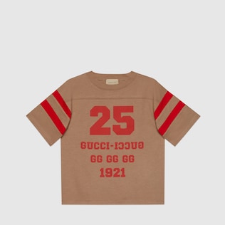 儿童1921“Gucci”印花T恤
