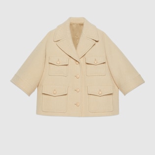 Jacke aus weichem Bouclé-Tweed