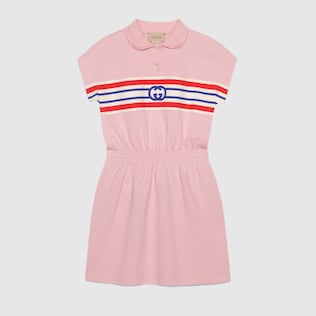 Kinder-Polokleid aus Baumwolle mit GG