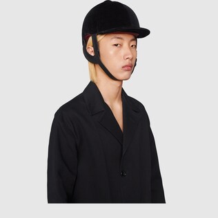 Velvet helmet
