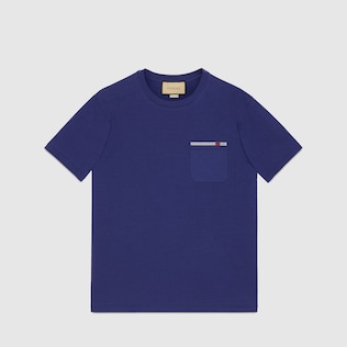Cotton T-shirt with embroidery