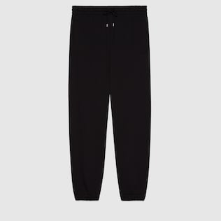 Jersey jogging pant with Gucci mirror print