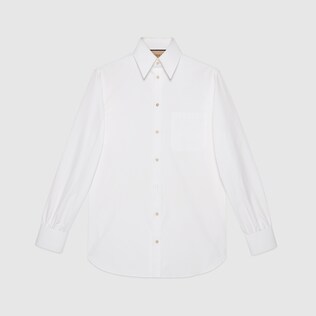 Chemise en popeline de coton