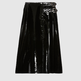 Vinyl effect skirt