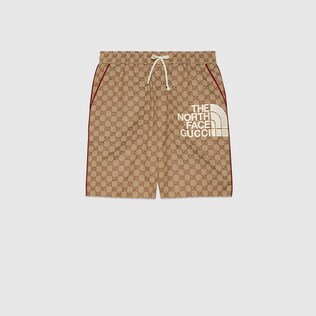 The North Face x Gucci联名系列短裤