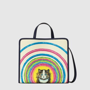 Children's tote bag cat print