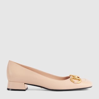 Women's ballet flat with Horsebit