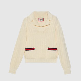 Gucci Tiger knit sweater with patch