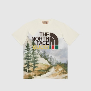 The North Face x Gucci联名系列T恤