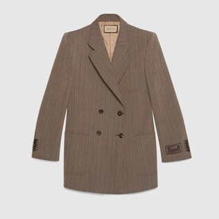 Herringbone wool jacket