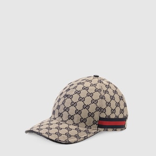 Original GG canvas baseball hat with Web