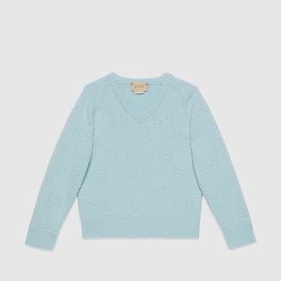 Children's GG wool sweater