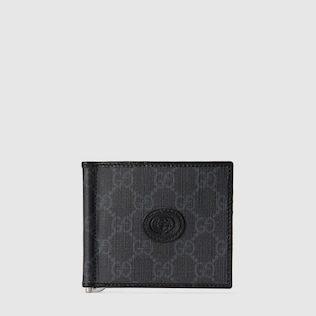 Card case wallet with Interlocking G
