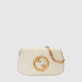Shoulder bag with round Interlocking G