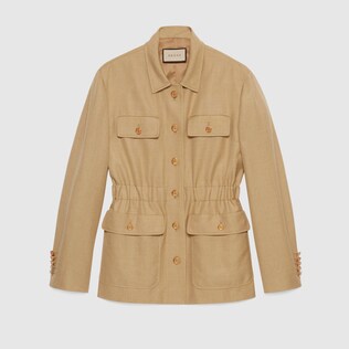 Viscose linen jacket