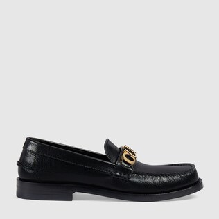 Women's Gucci leather loafer