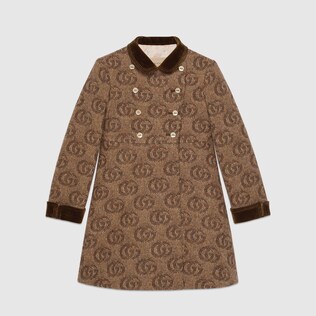 Manteau enfant en laine GG
