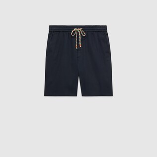 GUCCI プリント コットン ショートパンツ
