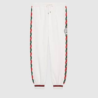Pantalon de jogging en coton à motif GG